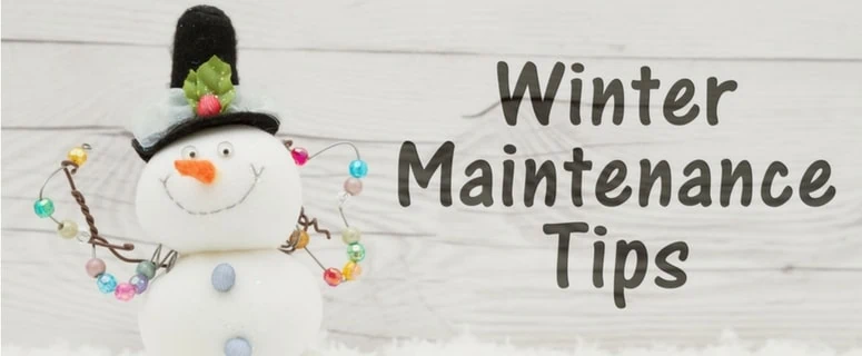 Winter maintenance tips