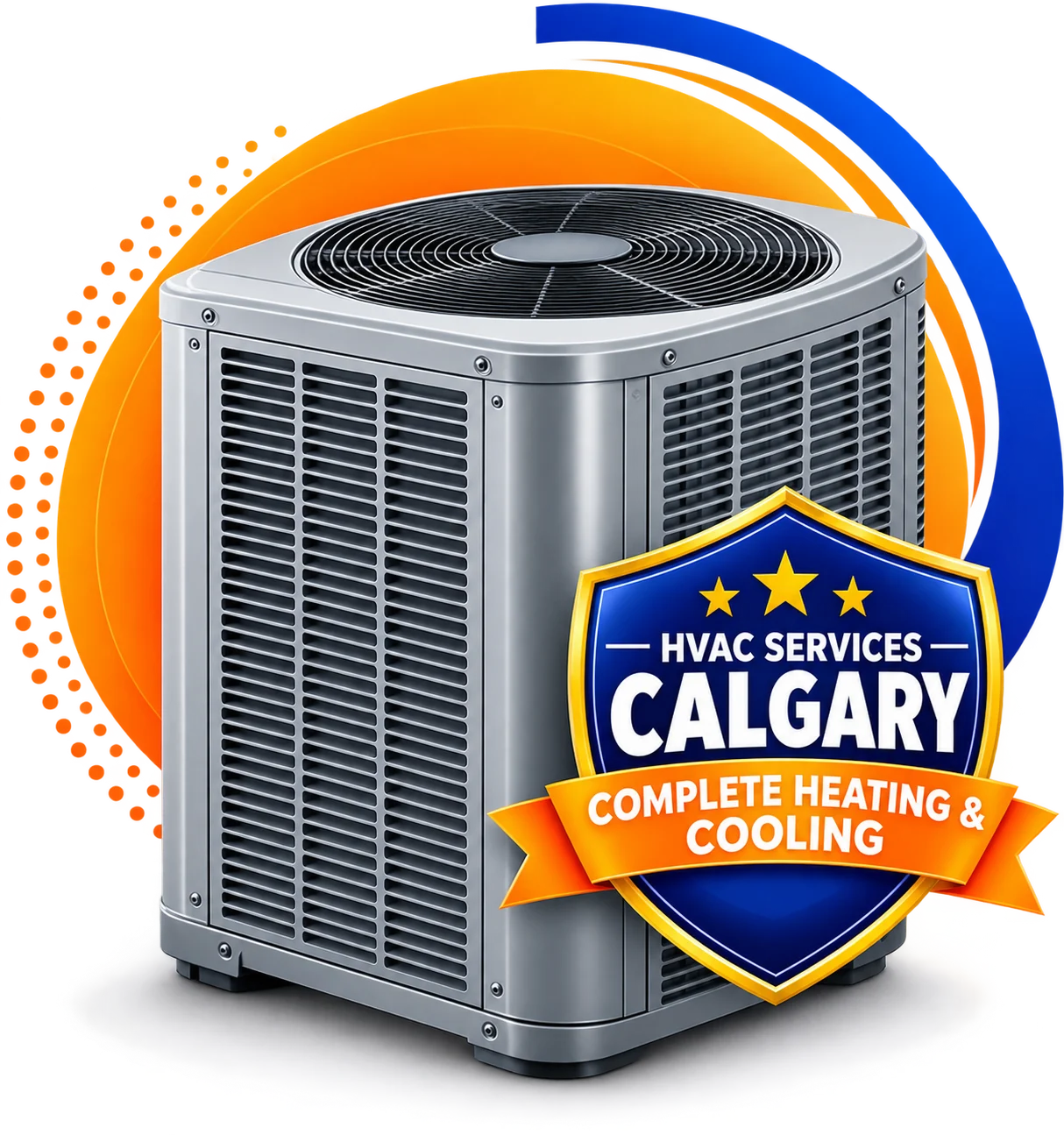 Calgary HVAC services complete heating and cooling air conditioner unit installation